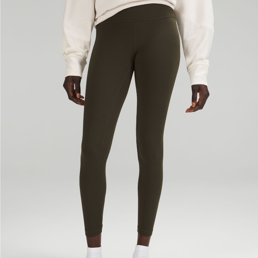 Dark olive Lululemon aligns